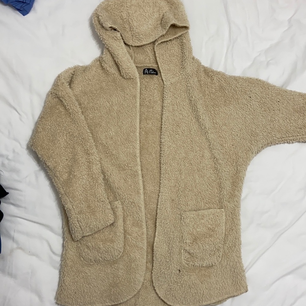 fluffy coat/cardigan